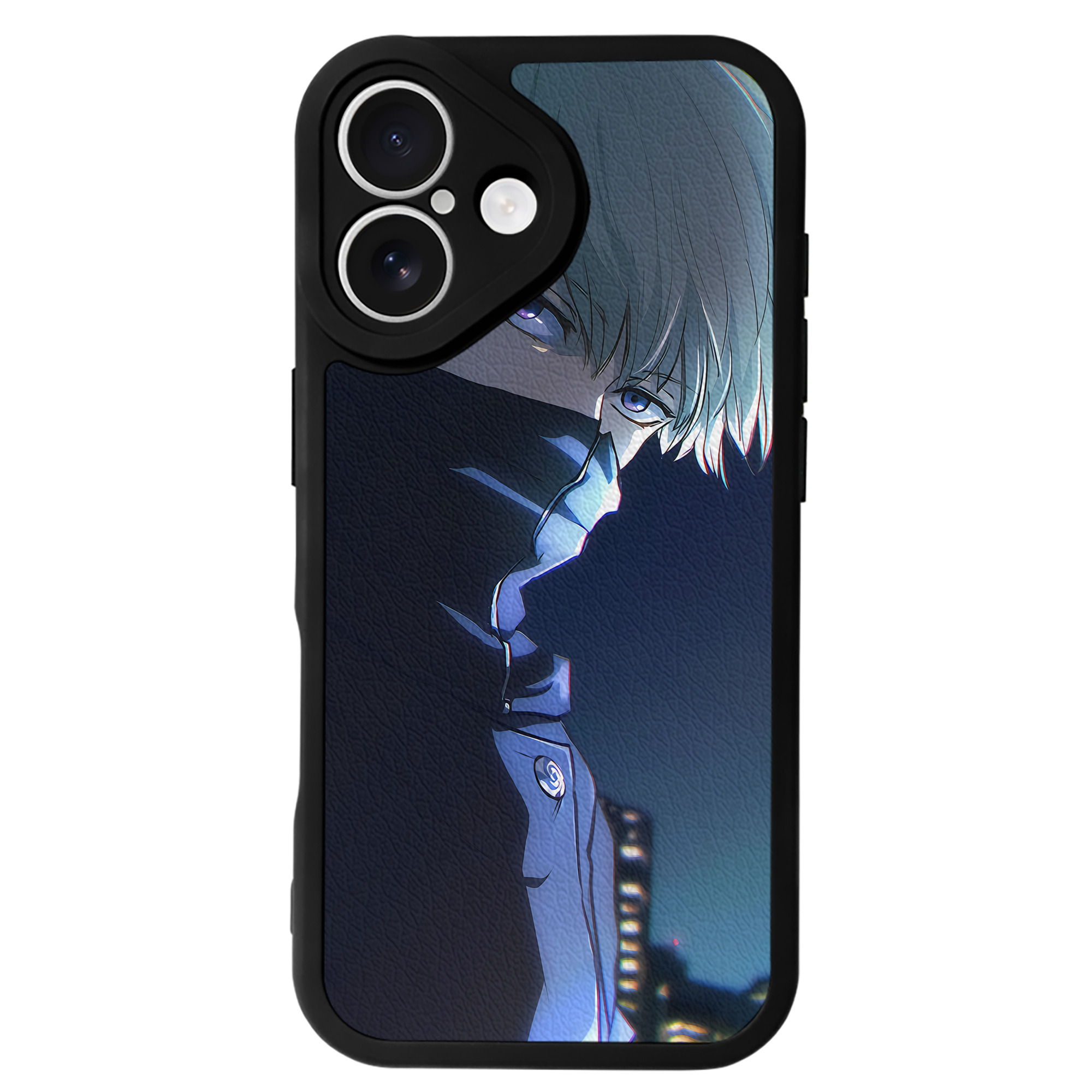 （画像用） 呪術廻戦 Jujutsu Kaisen 【iPhone 16シリーズ対応】シリコンスマホケース（レザー調） 材質：シリコン